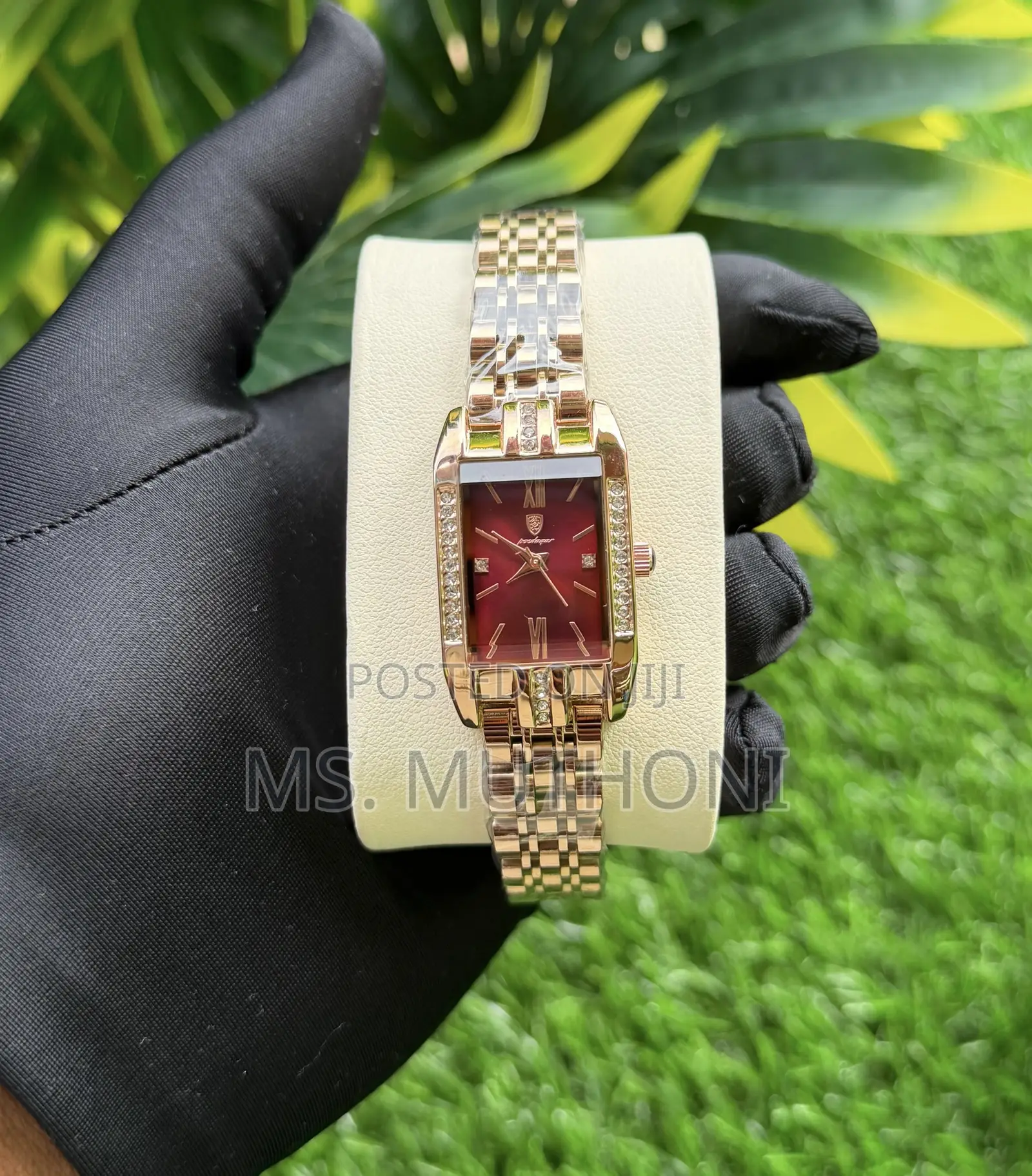  Ladies Gold Coated Wrist Watch 