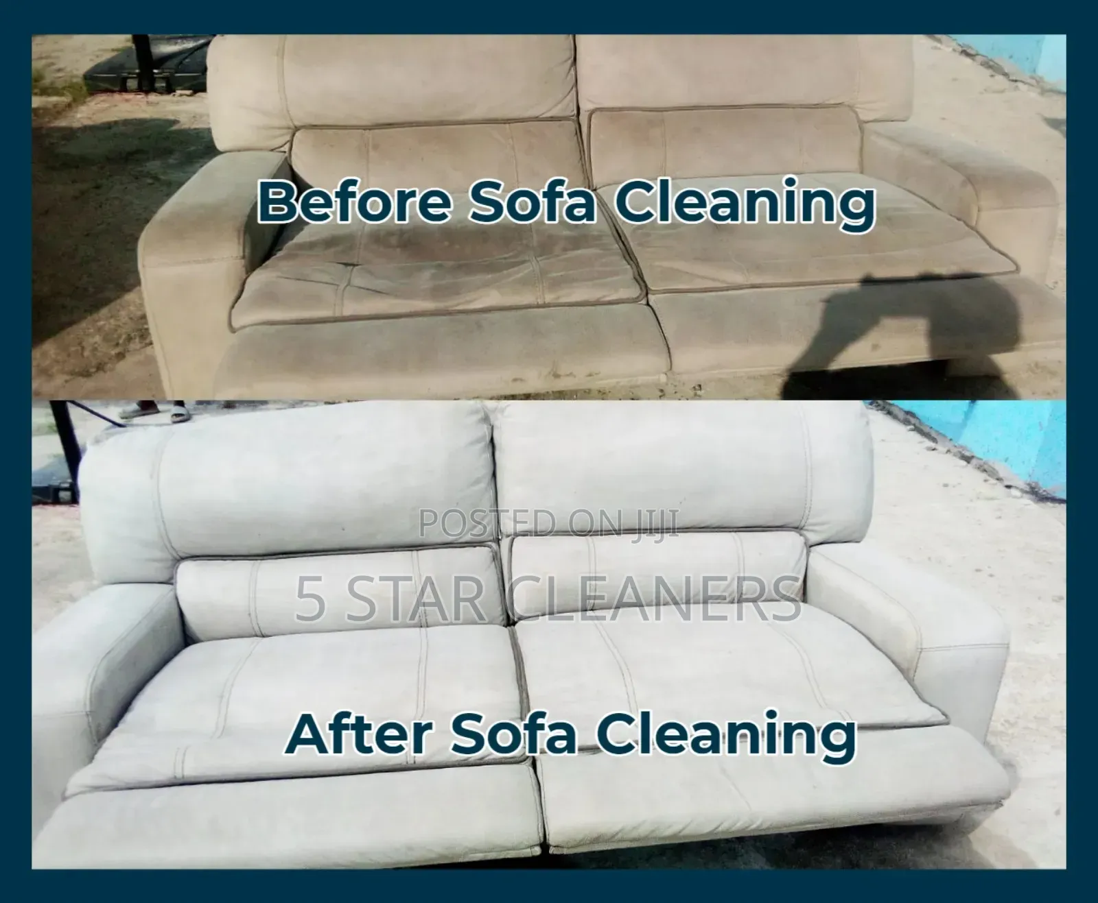 Upholstery Cleaning Before/After Sofa Cleaning