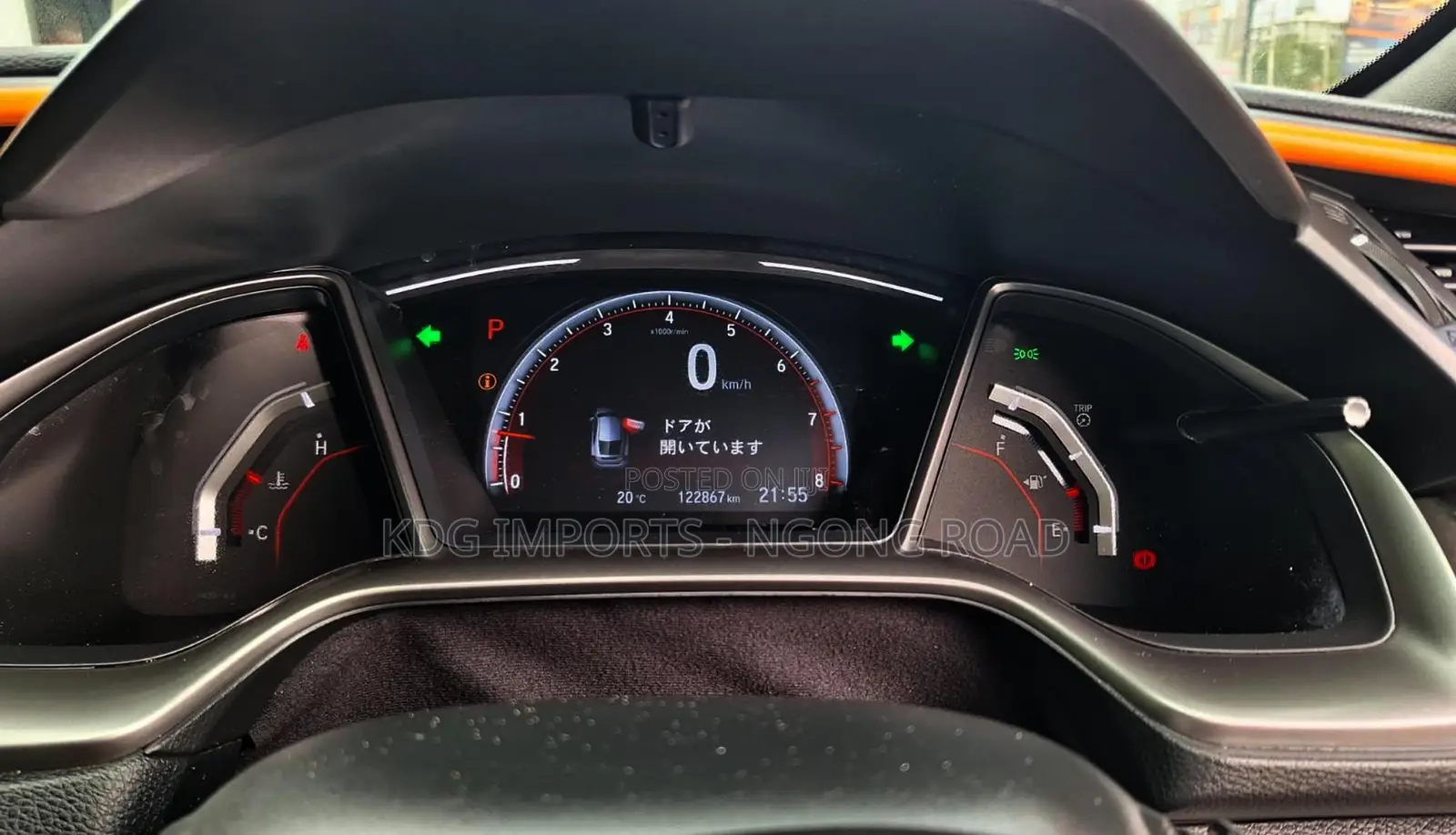 Honda Civic 2019 Matt Black