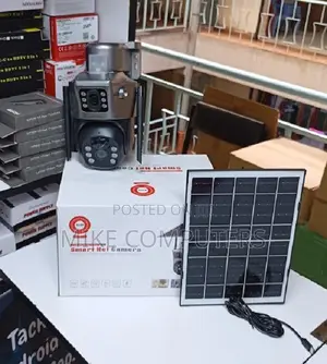 12mp 4g PTZ Rotating Dual Lens Solar Camera