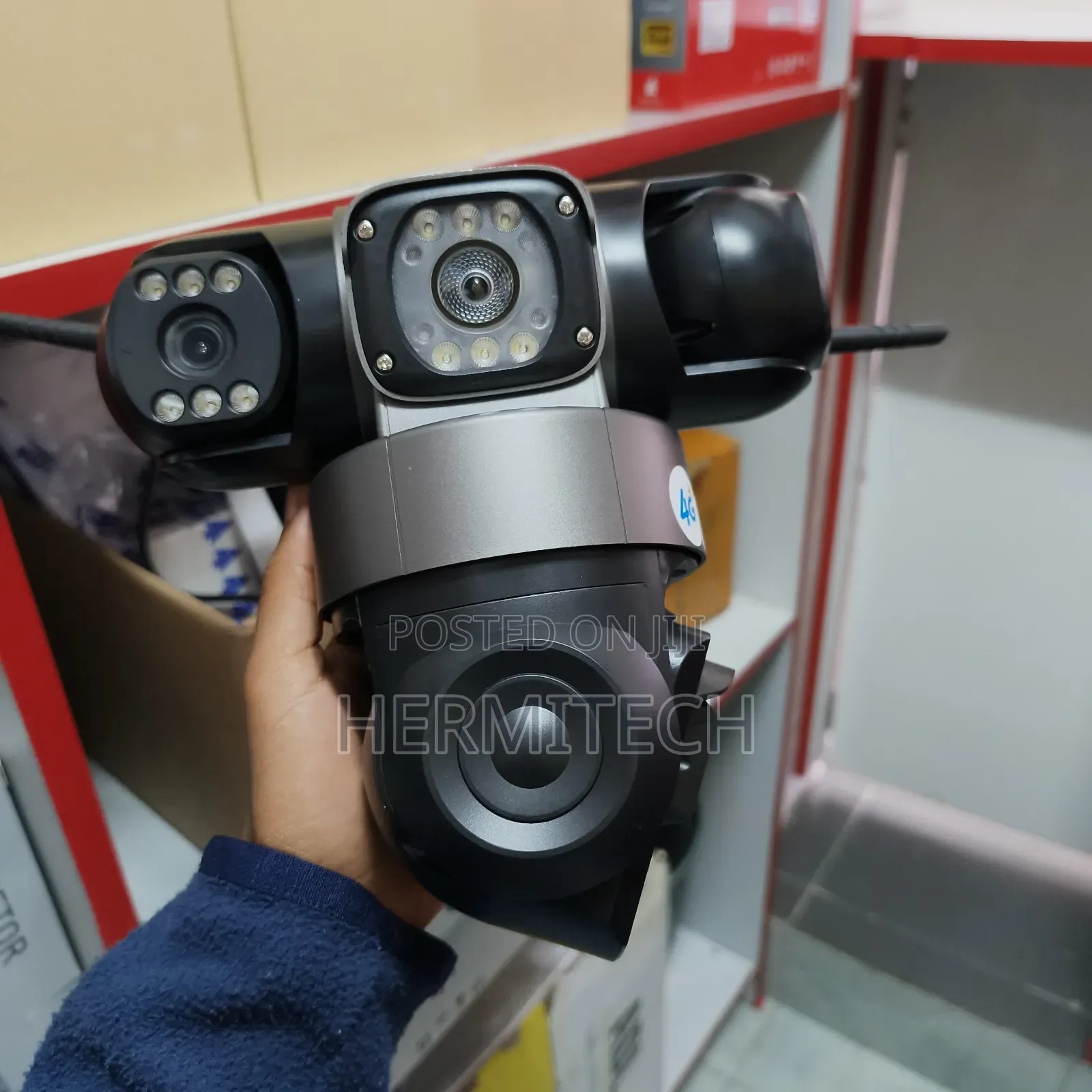 Three Screen Camera 4g(Sim Card)V380 Triple Lens CCTV
