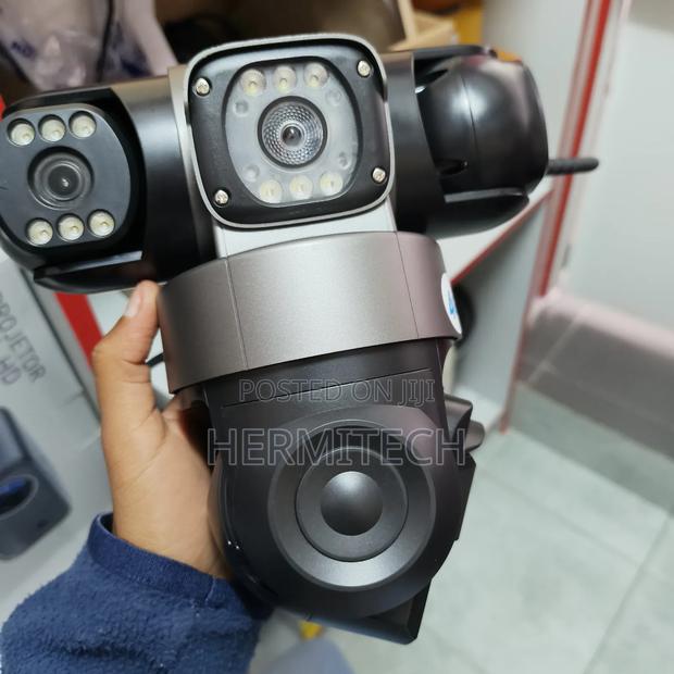 Three Screen Camera 4g(Sim Card)V380 Triple Lens CCTV - thumbnail 2
