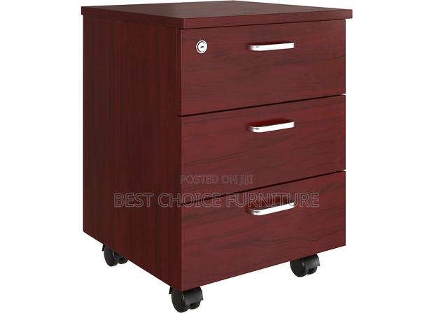 Office Cabinets; Executive Brown 3-Drawer Office Storage Cabinet - thumbnail 14