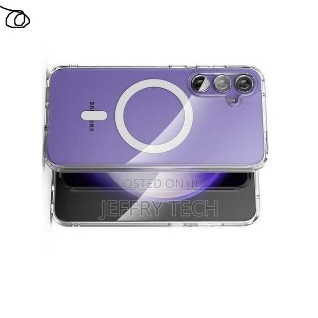 Beasy Crystal Clear Magsafe-Compatible Case for Galaxy S23 Fe - thumbnail 3