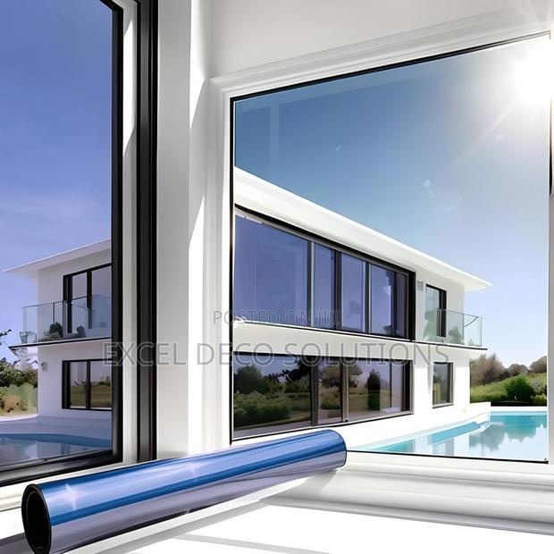 Window Film for Heat Control and Privacy