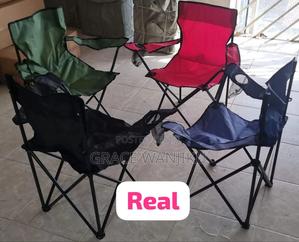Foldable Metallic Frame Waterproof Canvas Camping Chair - main view