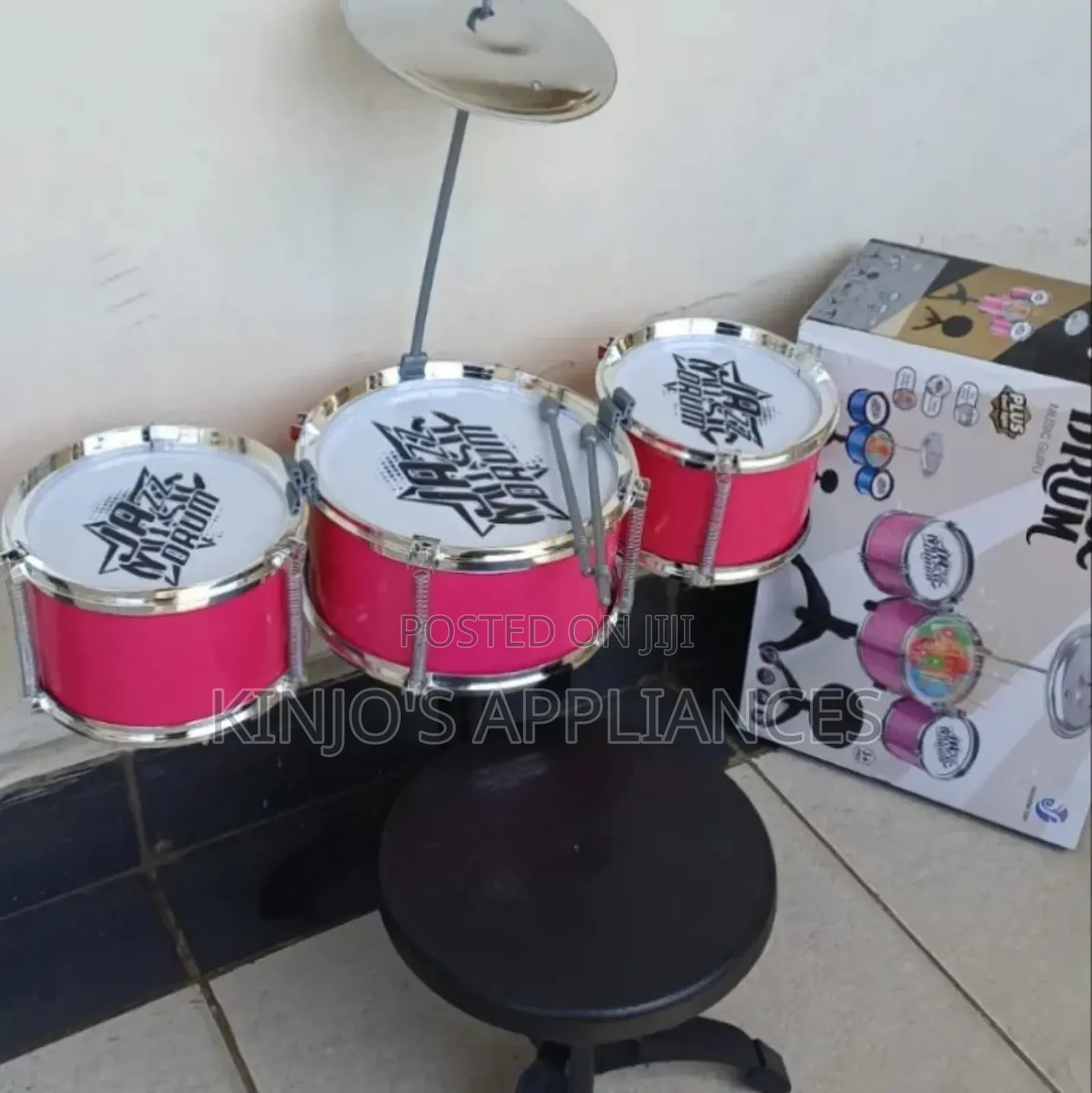 Musical Drum Set For Toddlers, Electric Drum Set For Kids Age 3-5-7-9