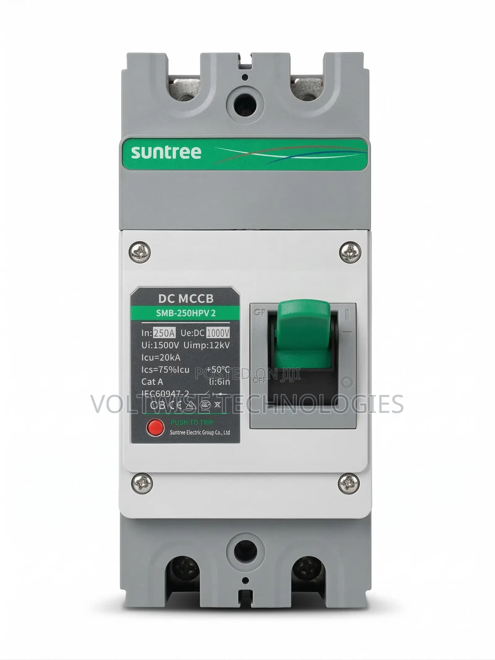 Suntree 1000v Dc 250a Molded Case Circuit Breaker (Mccb) -SMB-250hpv 2