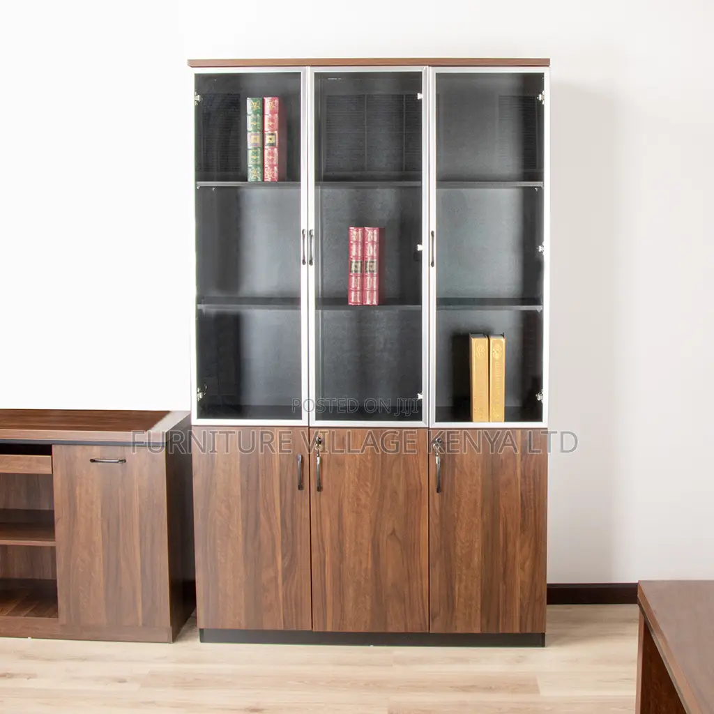 Office Cabinet ; 2-door Wooden Office Storage Cabinet