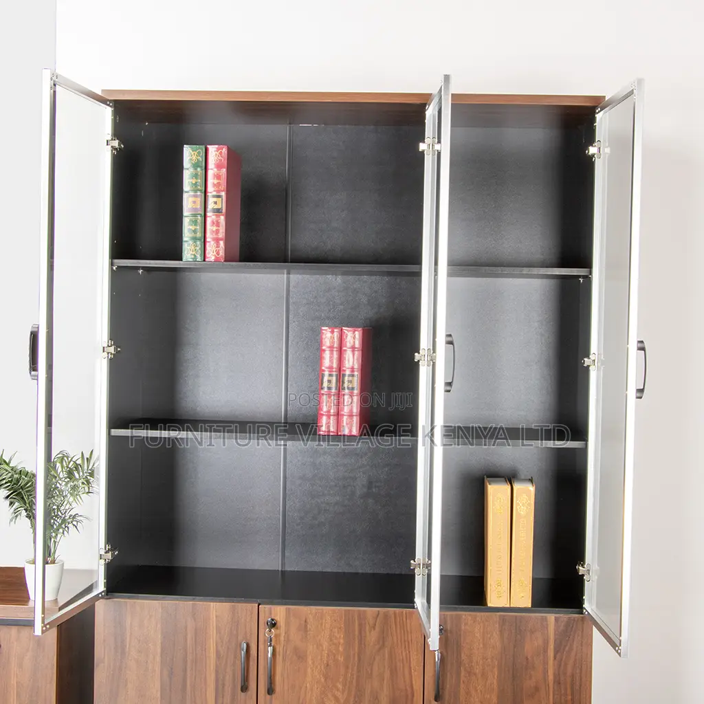 Office Cabinet ; 2-door Wooden Office Storage Cabinet