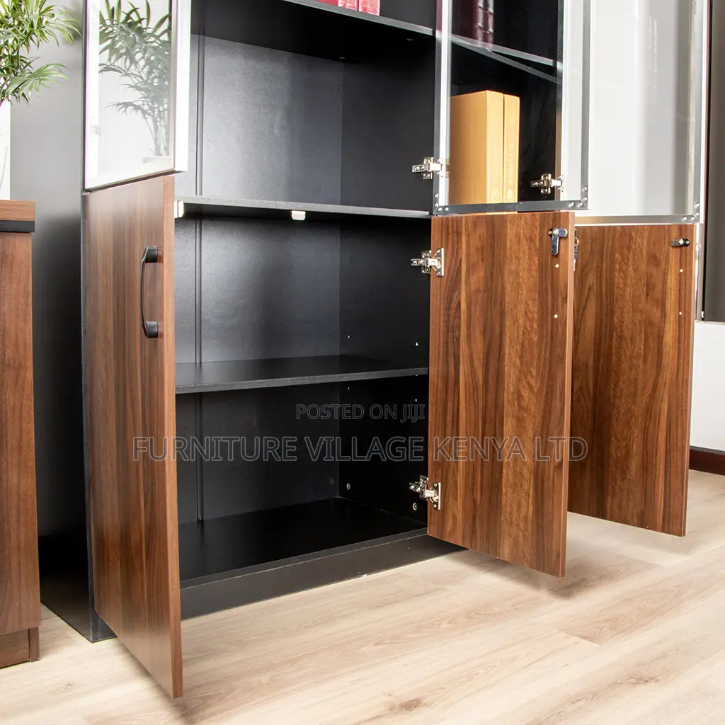 Office Cabinet ; 2-door Wooden Office Storage Cabinet