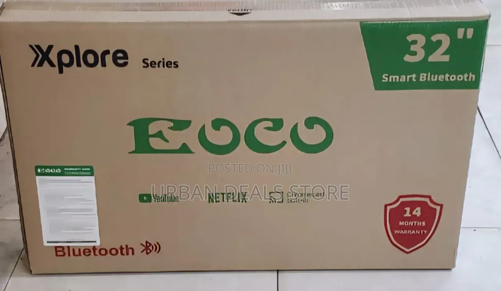 32 "Ecco Smart Android Digital Tv With Bluetooth