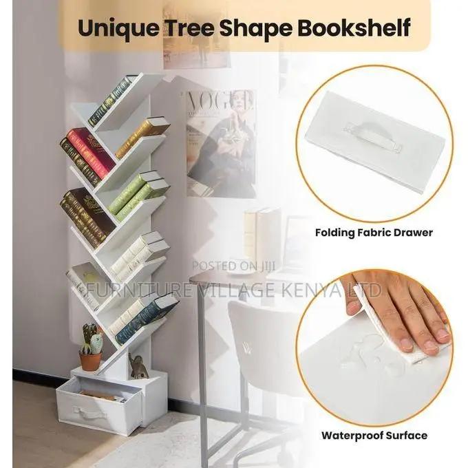 Office Bookshelf; Tree Shaped Office Storage Bookcase