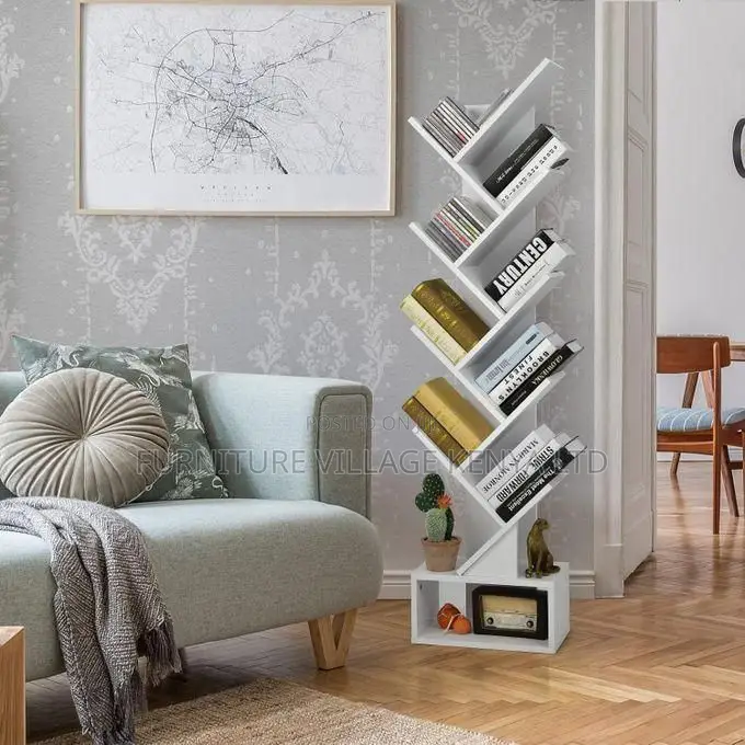 Office Bookshelf; Tree Shaped Office Storage Bookcase