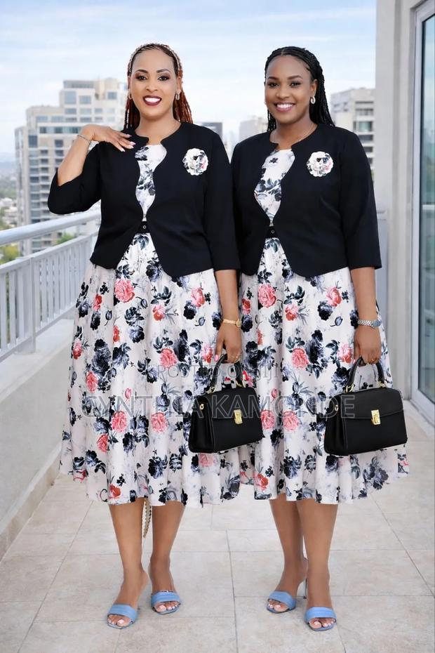 Flowers Dress Plus Coat - thumbnail 3