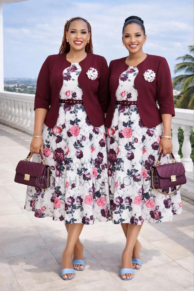 Flowers Dress Plus Coat - thumbnail 5