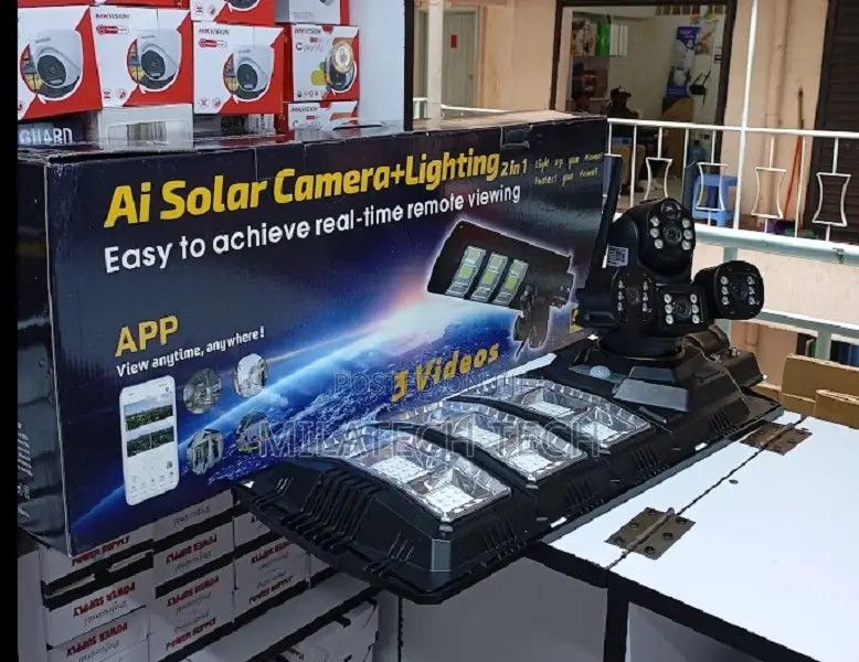 Floodlight Camera 450 Watts 4g Tripple Lens