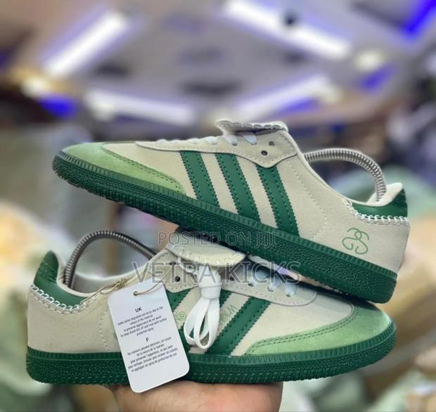 Adidas Samba Stussy Green - main view