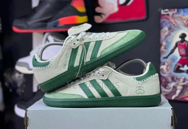 Adidas Samba Stussy Green - thumbnail 3