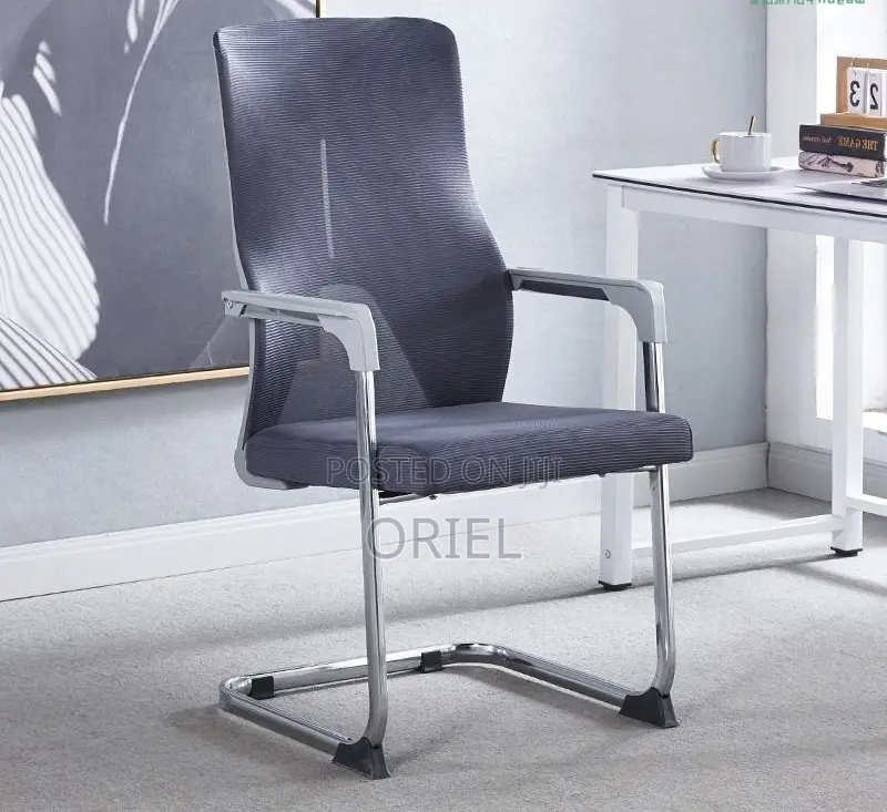 Office Geust Chair : Sled Base Ergonomic Mesh Office Visitor Chair
