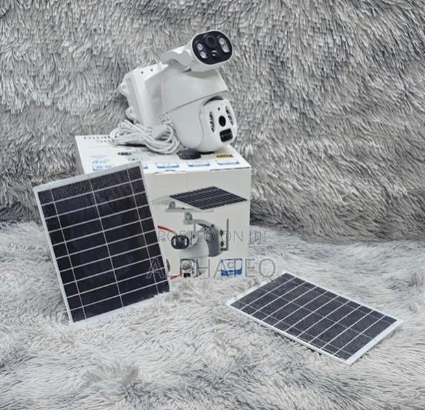 Dual Lens Solar CCTV Camera Outdoor Wireless Solar Surveillance Camera