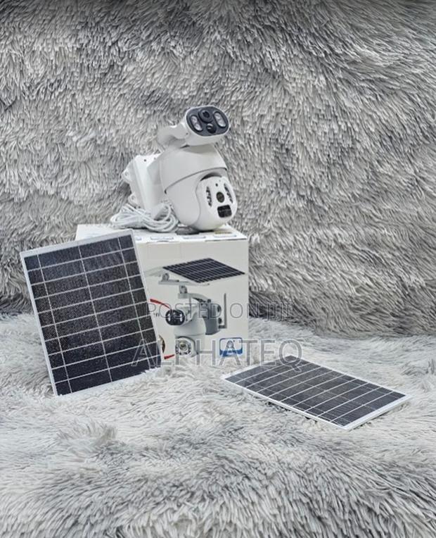 Dual Lens Solar CCTV Camera 6mp 4g Outdoor Waterproof Security Camera - main view