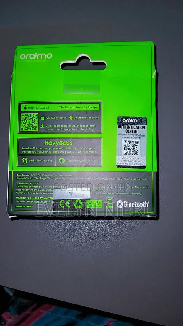 Oraimo Snap N Clip Earbuds - thumbnail 2