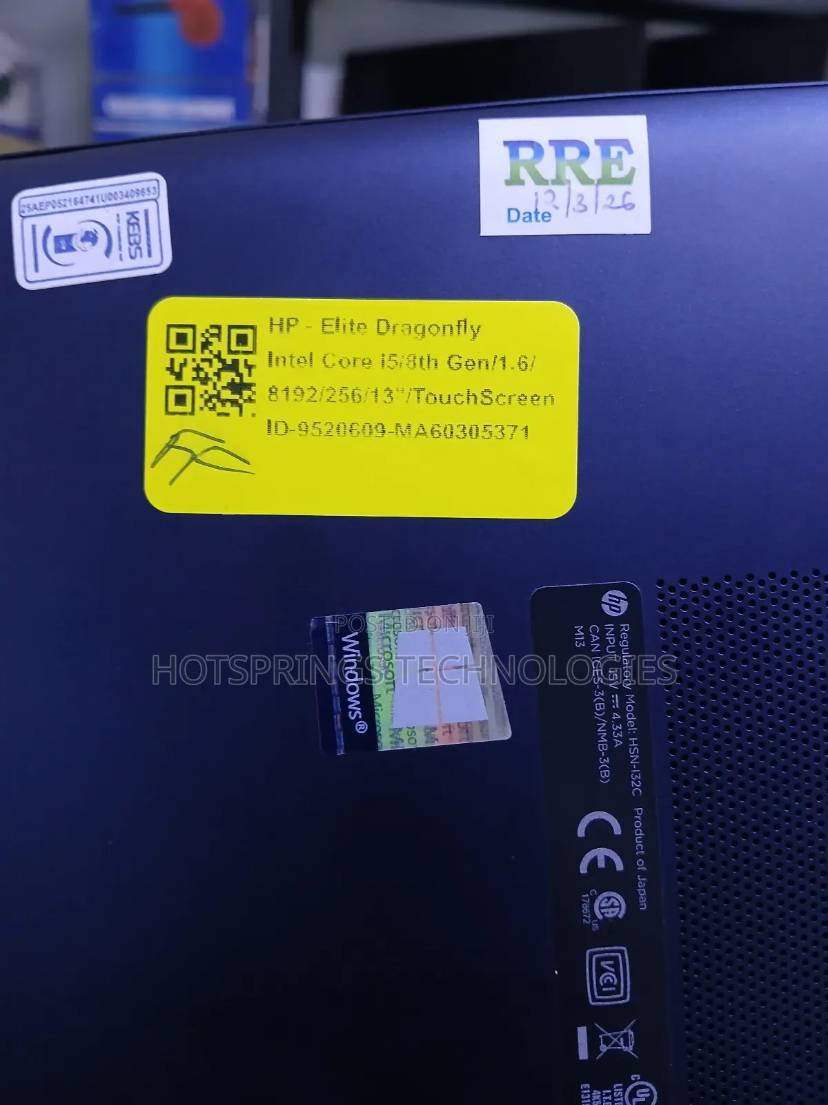 Laptop HP Elite Dragonfly G2 8GB Intel Core i5 SSD 256GB