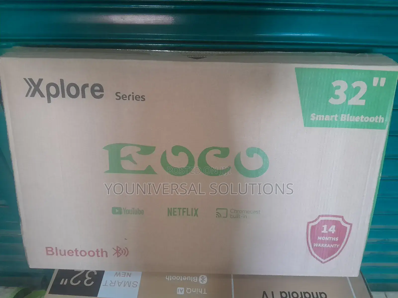 32 Inches Ecco Smart Android Digital Tv With Bluetooth