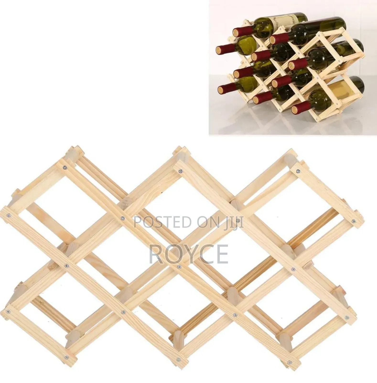 Foldable Wine Bottle Rack
