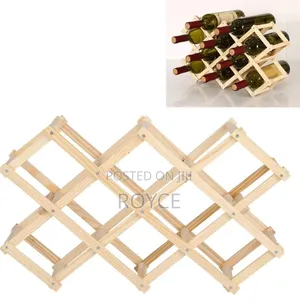 Foldable Wine Bottle Rack