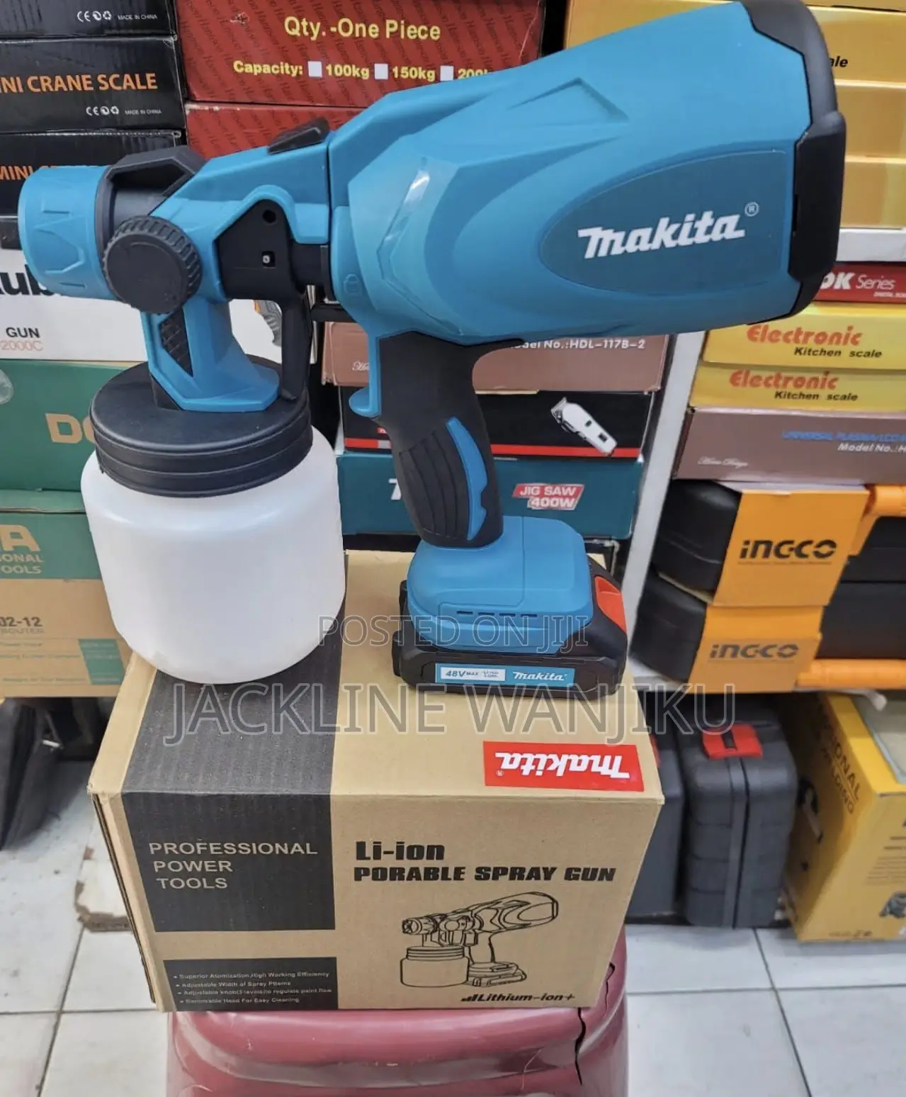 Rechargeable Makita Spray Paint Gun/ Cordless Spray Gun Makita