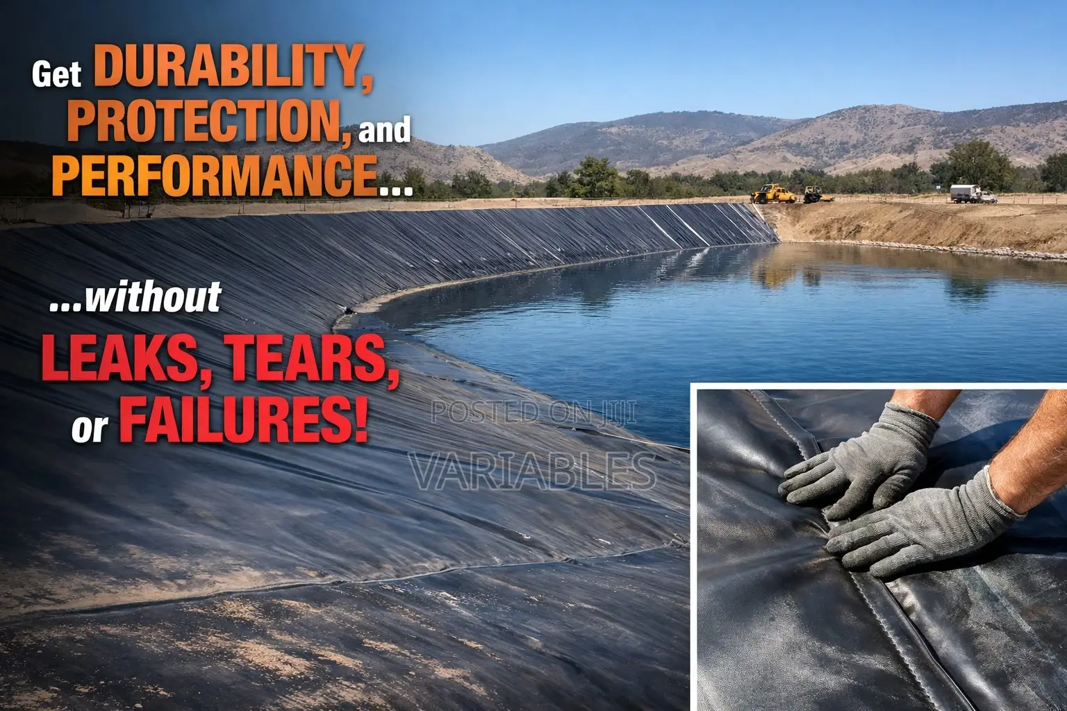 Get Reliable, Reduced Seepage Longer Dam Life—Without Costly Repairs