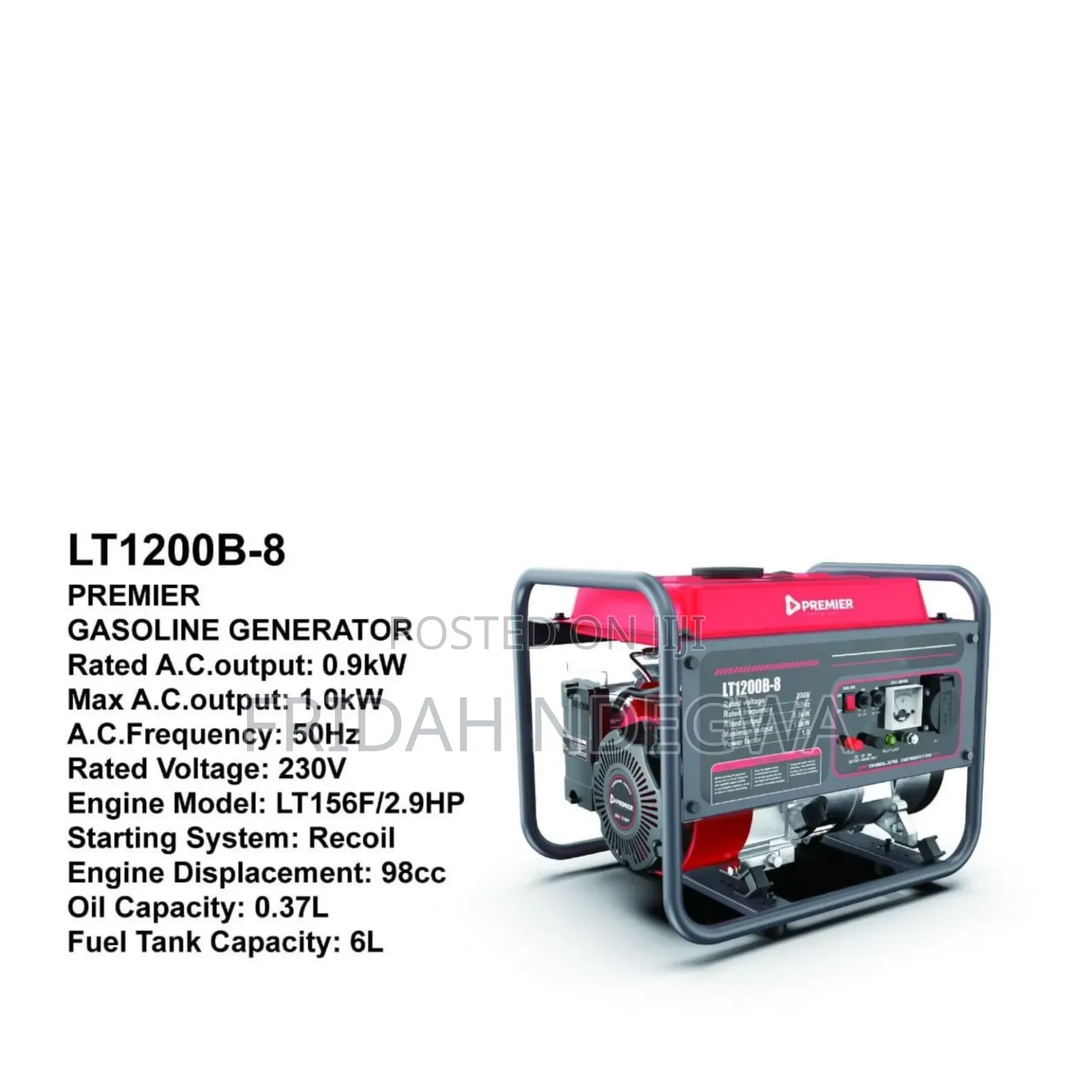 Lt1200b-8 Premier Gasoline Generator