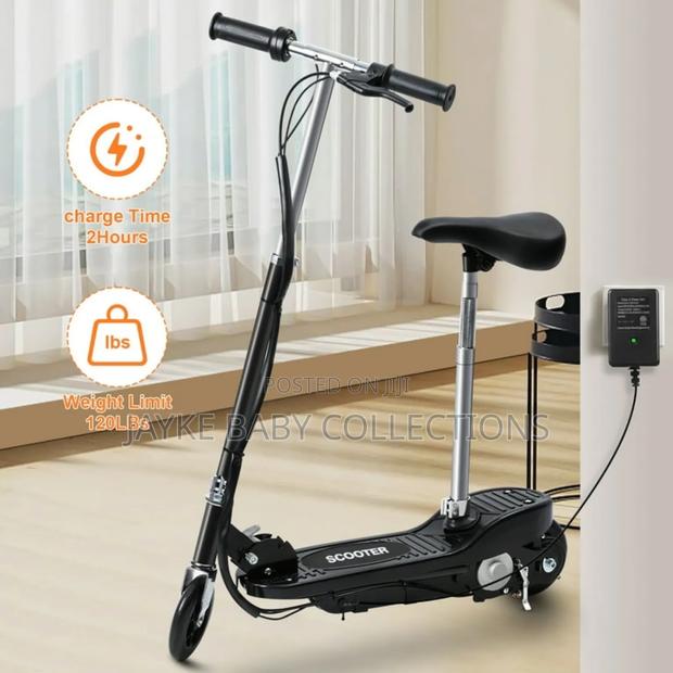 Foldable Electric Scooter With Seat – Easy Fun Riding - thumbnail 3