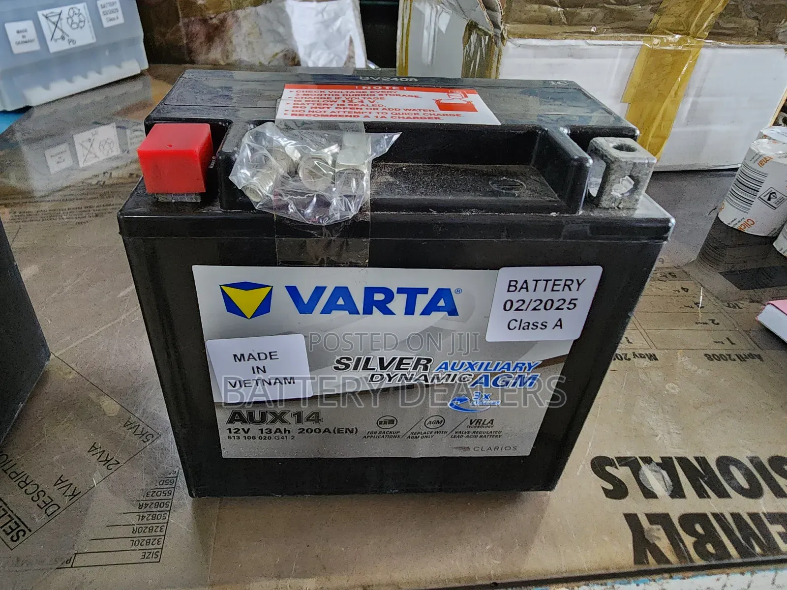 Motor Vehicle Varta Auxiliary Battery Agm