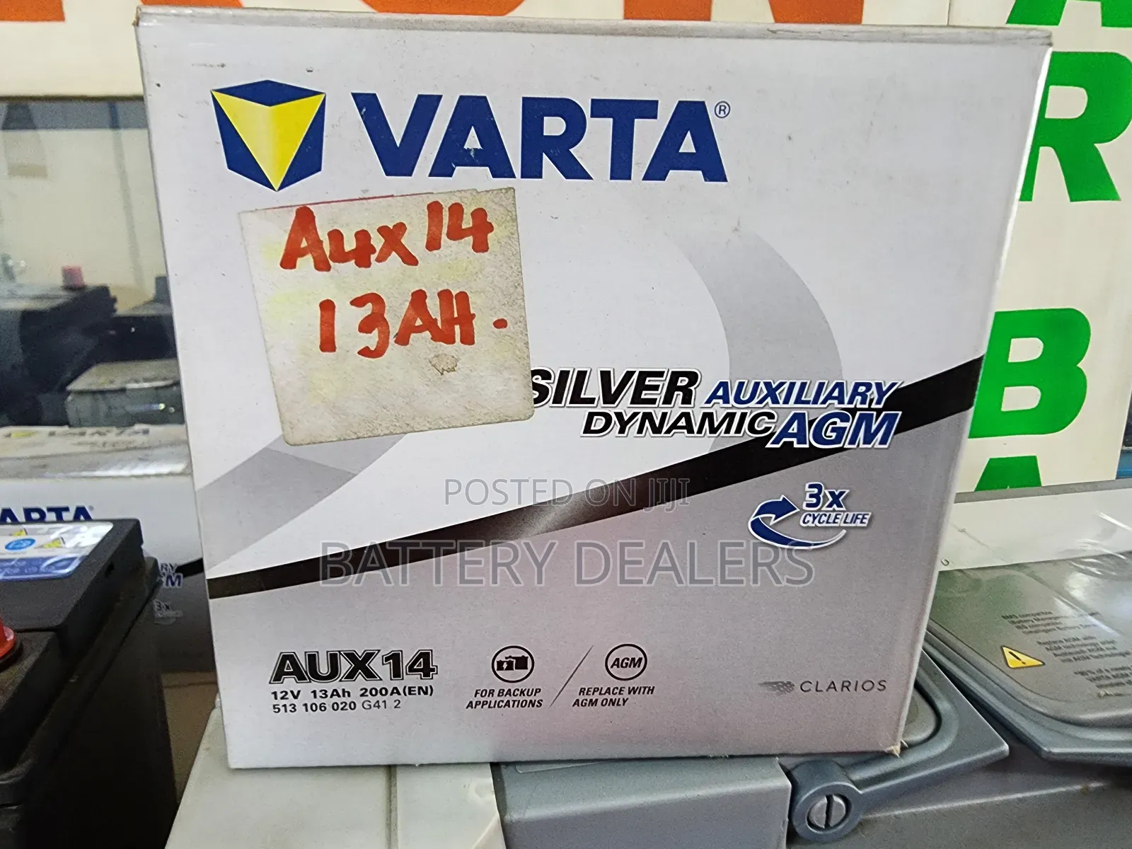 Motor Vehicle Varta Auxiliary Battery Agm