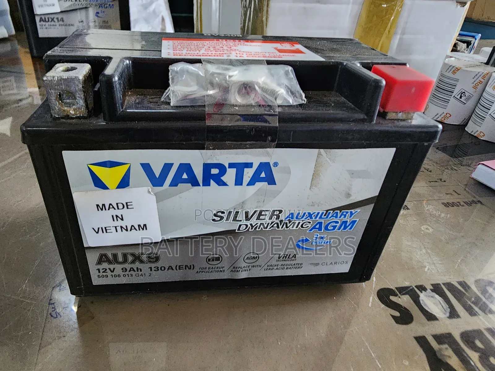 Motor Vehicles Agm Auxiliary Battery
