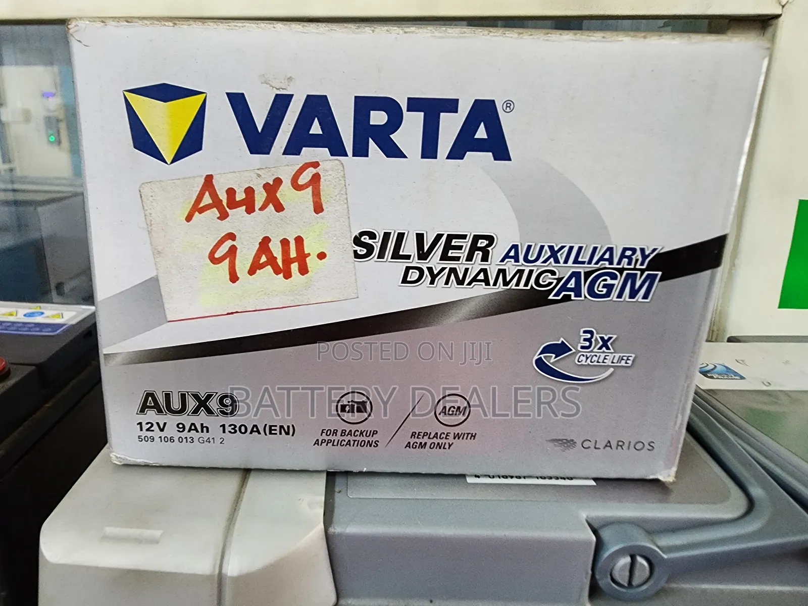 Motor Vehicles Agm Auxiliary Battery
