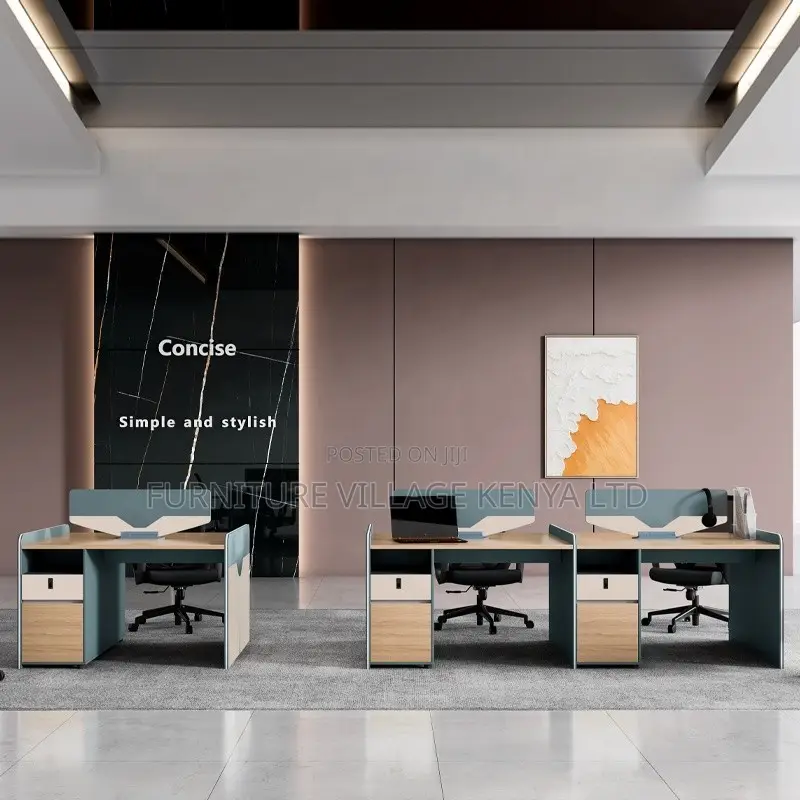 Office Workstation;4-way Modern Office Workstation