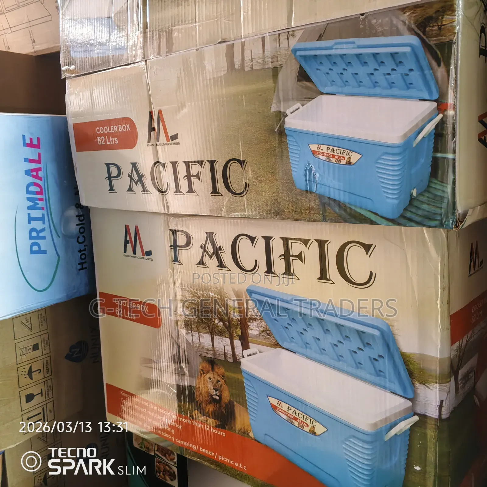 Pacific 61l Extra Large Capacity Cooler Box