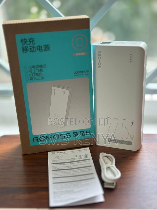 Romoss Sense 6fs 20000 Mah Type C And Usb Fast Charging Powerbank