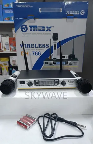 Omax Double Wireless Microphone Dh-766