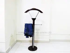 Office Hanger; Mahogany Executive Office Coat Hanger
