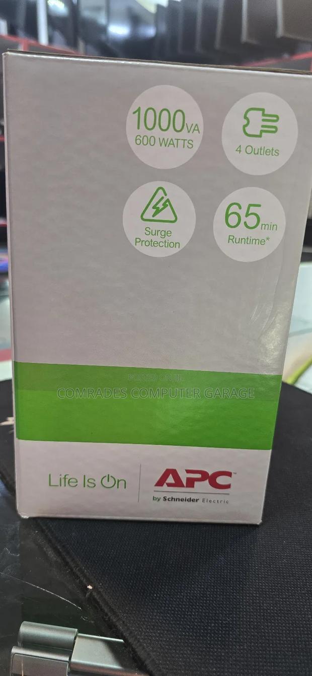 Apc 1000va 600 Watts With Surge Protection - thumbnail 3