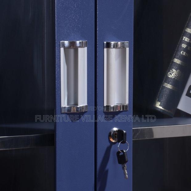 Office Cabinet ; Blue Office Storage Cabinet With Safe - thumbnail 7
