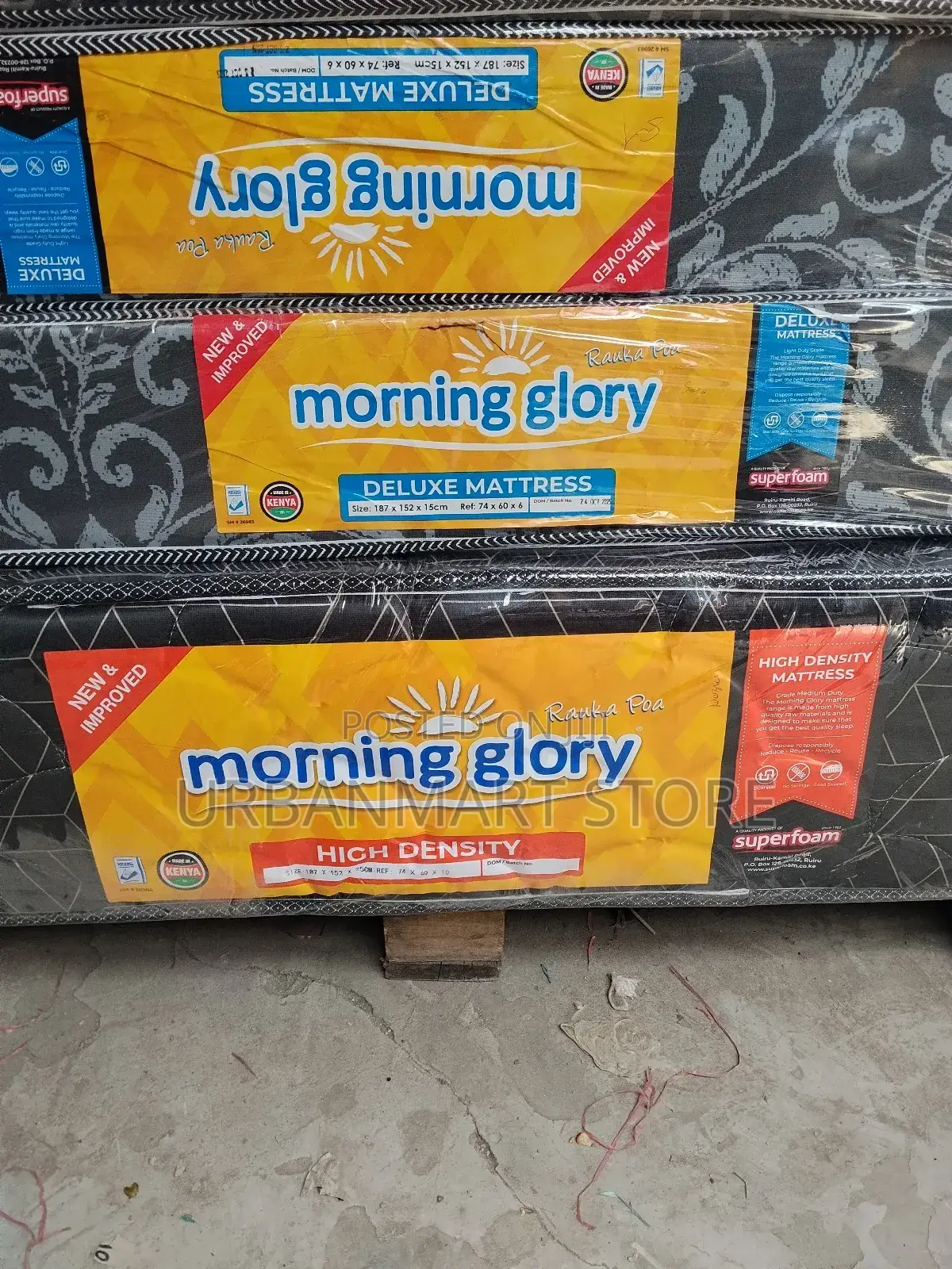 Morning Glory High Density Mattress 5×6×10 – Extra Thick Comfort