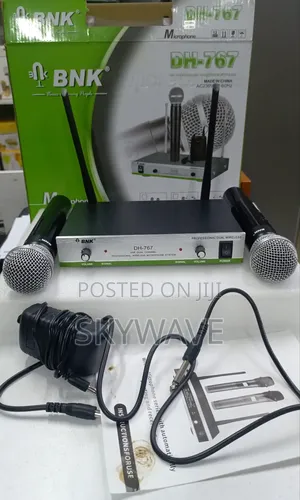 BNK Dh 767 Dual Wireless Microphone