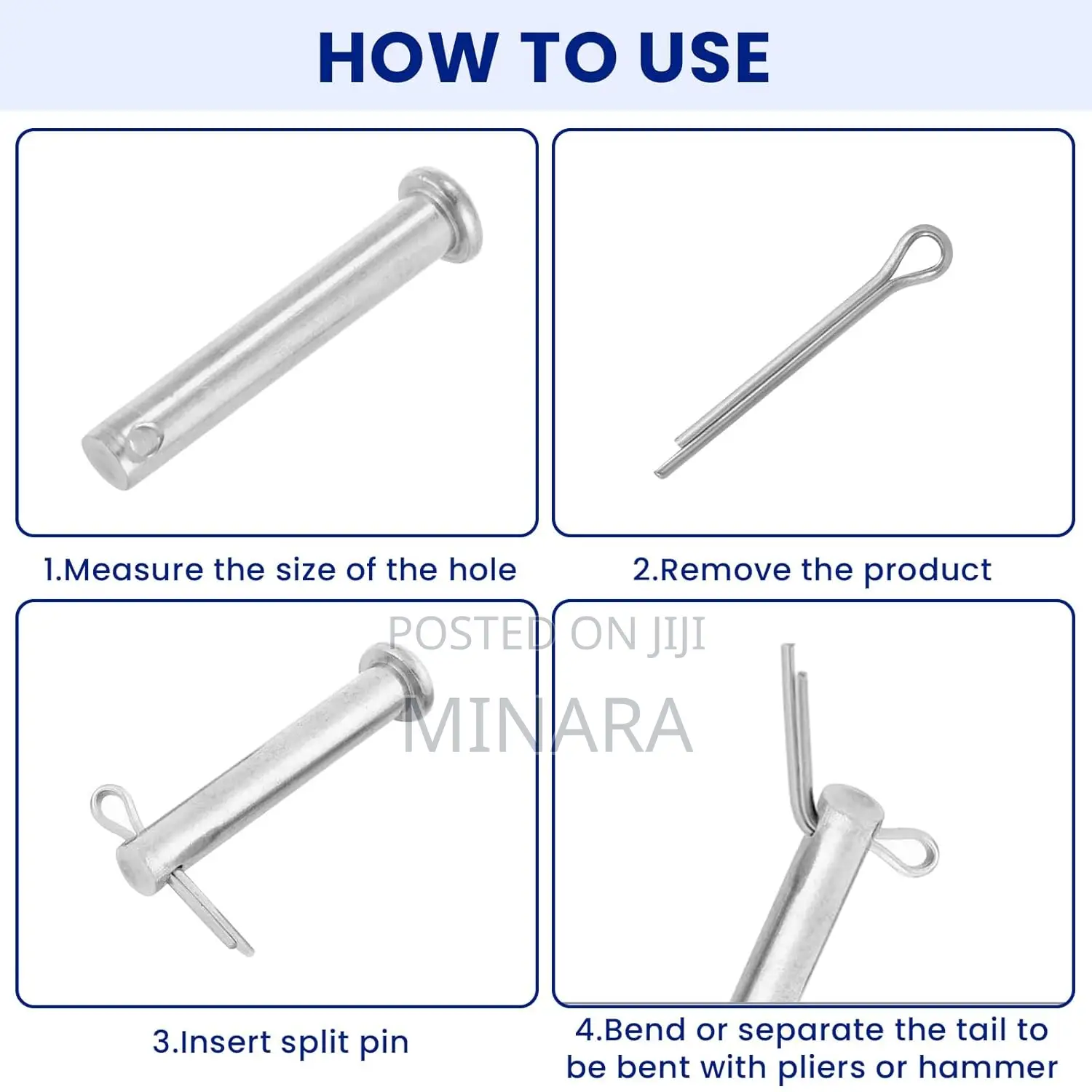 230 Pcs, Cotter Pins Assorted Kit, Split Pins for Automotive,Machinery