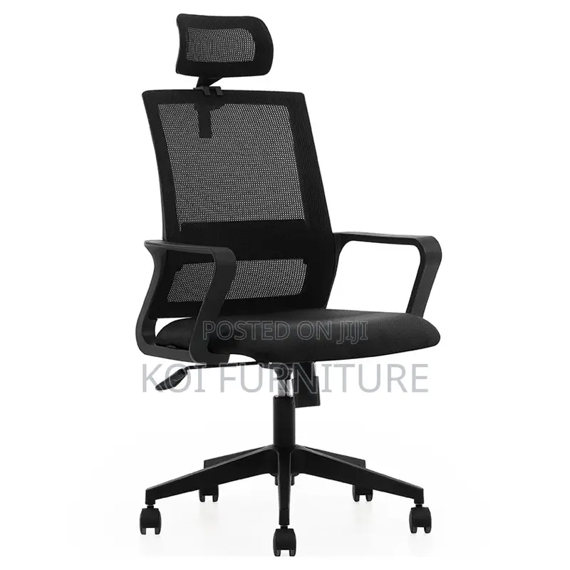 Office Chair : Modern Black Mesh Task Chair